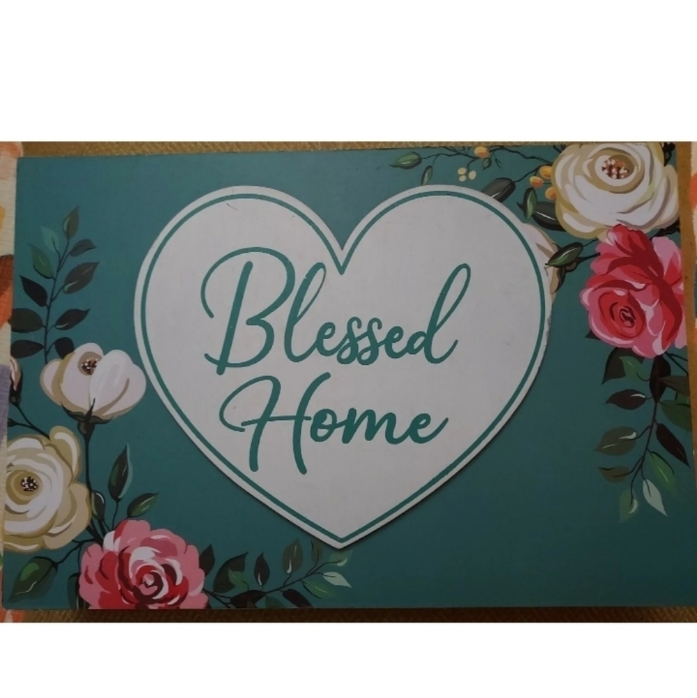 HOME Decor Wood Hanging decor  Blessed home